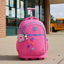 Mochila de Carrinho Flower Power RebecaBonbon - RB26229 - Mochila de Carrinho Flower Power RebecaBonbon - RB26229 -
