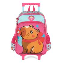 Mochila De Carrinho Infantil Capivara Pink Up4you Mochila De Carrinho Infantil Capivara Pink Up4you