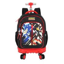 Mochila De Carrinho Infantil Sonic Preto Mochila De Carrinho Infantil Sonic Preto