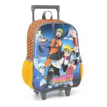 Mochila De Carrinho Laranja-cinza Boruto Mochila De Carrinho Laranja-cinza Boruto