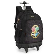 Mochila De Carrinho rodinha Escolar Harry Potter Hogwarts - Luxcel