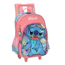 Mochila de Carrinho Stitch Rosa - Maxlog Mochila de Carrinho Stitch Rosa - Maxlog