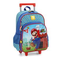 Mochila de Carrinho Super Mario Azul - Luxcel