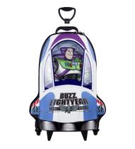 Mochila De Carrinho Toy Story Buzz Nave Infantil 3d Rígida