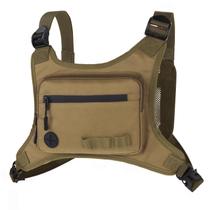 Mochila de cintura KINGSLONG Running Chest Pack leve 34x31cm Mochila de cintura KINGSLONG Running Chest Pack leve 34x31cm