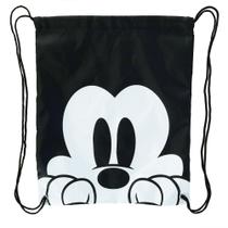 Mochila de Cordão Disney Mickey Mouse - Preta