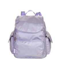 Mochila De Costa com Tampa Paul Frank Lilás Metálico Sestini