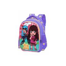 Mochila De Costa Escolar Menina Kids Play Pequena Reforçada