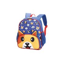 Mochila De Costa Escolar Menino Tamanho Pequeno Pet Dog