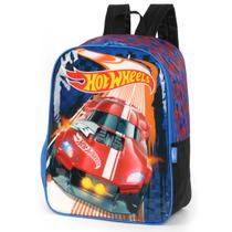 Mochila de Costa Hot Wheels Carro Juvenil Escolar Corrida