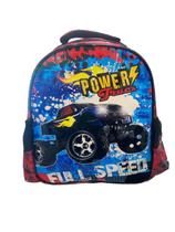 Mochila De Costa Infantil Escolar Full Speed Car Menino Baby