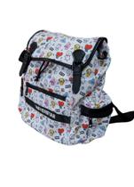 Mochila de Costa Infantil Fechamento Tipo Saco Personagens BT21 - Branca
