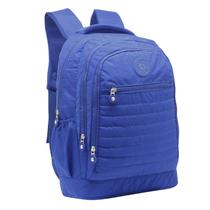 Mochila De Costa Juvenil Crinkle Espaçosa Casual Yins Azul