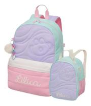 Mochila De Costa Lilica Ripilica Lovit Creamy lancheira Rosa Mochila De Costa Lilica Ripilica Lovit Creamy lancheira Rosa