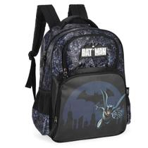 Mochila de Costa Masculina Preto Estampa Batman Menino DC Mochila de Costa Masculina Preto Estampa Batman Menino DC