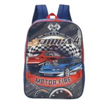 Mochila De Costa Motor Fire Azul Forca 4