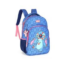 Mochila De Costa ul Escolar Stitch Disney Classics Luxcel