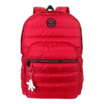 Mochila de Costa Vermelha Minnie com Matelassê Xeryus Mochila de Costa Vermelha Minnie com Matelassê Xeryus