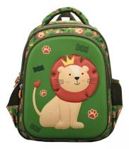 Mochila De Costas 14" Leãozinho 3d Infantil Escolar Passeio Mochila De Costas 14" Leãozinho 3d Infantil Escolar Passeio