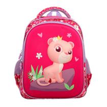 Mochila De Costas 14" Leoa 3D Menina Escolar Passeio