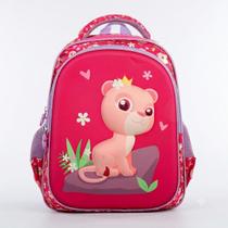 Mochila De Costas 14" Leoa 3D Menina Escolar Passeio
