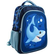 Mochila De Costas 14" Shark 3D Infantil Escolar E Passeio