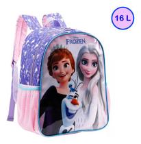 Mochila De Costas 16 Frozen Disney Elsa Ana 30x40 - Xeryus
