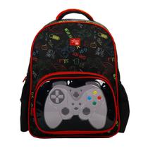 Mochila De Costas 16" Game Play 3D Infantil Passeio Escolar