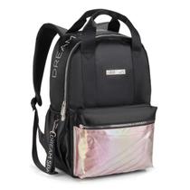Mochila De Costas 16" Metalizada Feminina Escolar Passeio Mochila De Costas 16" Metalizada Feminina Escolar Passeio