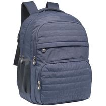 Mochila De Costas 17" Crinkle Escolar Juvenil Passeio Viagem