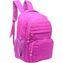 Mochila De Costas 17" Crinkle Escolar Juvenil Viagem Passeio