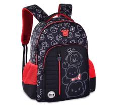 Mochila de Costas 17,5" Mickey Mouse Tsum Tsum Disney - Clio Vermelho/Preto Mochila de Costas 17,5" Mickey Mouse Tsum Tsum Disney - Clio Vermelho/Preto