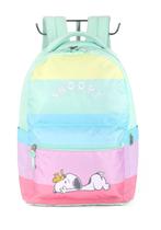 Mochila de Costas 18" Up4You Snoopy Turquesa - Luxcel