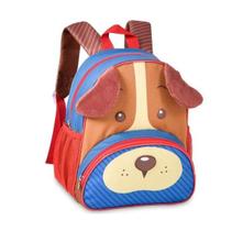 Mochila de Costas 33cm Infantil Pets Cachorro 13' Clio CP24502D