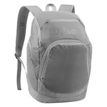 Mochila de Costas Adulto Wilson Masculina Feminina Cinza Viagem Casual Trabalho Esporte