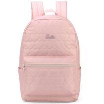 Mochila De Costas Barbie Rosa Escolar Feminina Maxlog