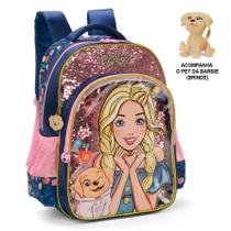 Mochila De Costas Barbie Veteriária + Pet ul - Luxcel