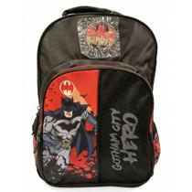 Mochila De Costas Batman Gotham Hero Preta e Vermelha Luxcel Mochila De Costas Batman Gotham Hero Preta e Vermelha Luxcel