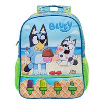 Mochila De Costas Bluey 16 Escolar Infantil Unissex Muffin Mochila De Costas Bluey 16 Escolar Infantil Unissex Muffin