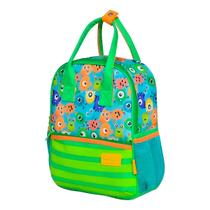 Mochila De Costas Bolsa Baby Masculina Monstrinhos Verde