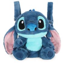 Mochila De Costas Bolsa Mini Stitch Disney Pelúcia 32cm