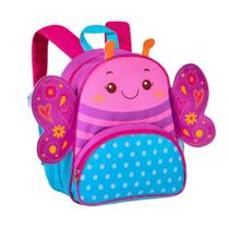Mochila De Costas Borboleta Lilás Infantil Pets Original Borboletinha - Super Resistente - Clio