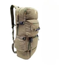 mochila de costas Camping de lona expansível 80L espaçosa e resistente