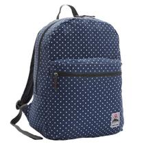 Mochila de Costas Casual Canvas Teen Bolinhas Republic Vix Azul Mochila de Costas Casual Canvas Teen Bolinhas Republic Vix Azul