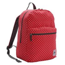Mochila de Costas Casual Canvas Teen Bolinhas Republic Vix Vermelho Mochila de Costas Casual Canvas Teen Bolinhas Republic Vix Vermelho
