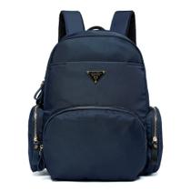 Mochila de costas Cavalera acetinada azul Mochila de costas Cavalera acetinada azul