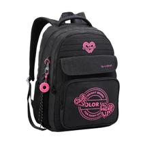 Mochila De Costas Color Up Meninas Teen Escolar Glitter Mochila De Costas Color Up Meninas Teen Escolar Glitter