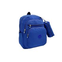 Mochila de Costas com Estojo Juvenil Casual Trabalho Escola dia a dia Leve Reforçada Resistente Pequena Mochila de Costas com Estojo Juvenil Casual Trabalho Escola dia a dia Leve Reforçada Resistente Pequena