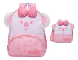 Mochila de Costas Com Lancheira Transversal Lilica Little Bb