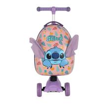 Mochila de Costas Com Patinete Luxcel Stitch Violeta Mochila de Costas Com Patinete Luxcel Stitch Violeta
